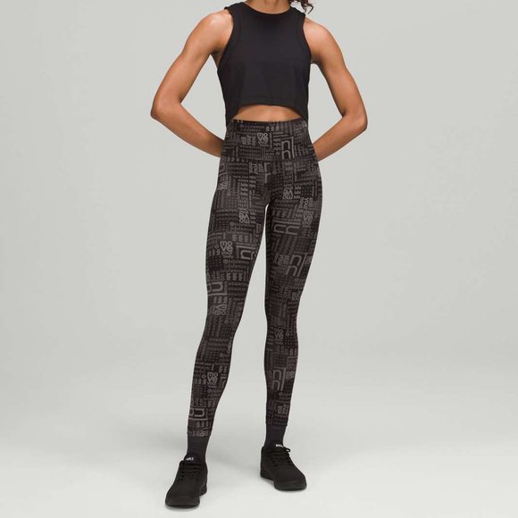 NWT Lululemon Logo Wunder Train High-Rise Tight 25" Contour Fit Ombre Size 2 - Picture 3 of 8